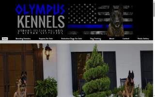 Olympus Kennels website