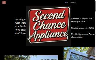 Second Chance Appliance website