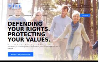 Charles Scott Law, LLC website