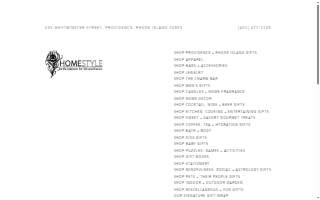Homestyle Furniture Store website