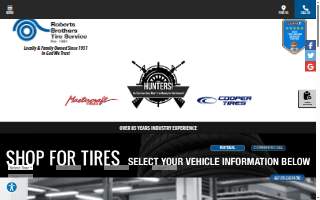 Roberts Brothers Tire Services website