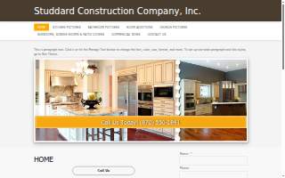 Studdard Construction Company, Inc. website