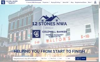 12 Stones NWA, Brokered by Coldwell Banker HMF website