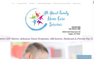 All About Family Home Care Services LLC website