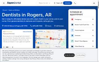 Aspen Dental - Rogers website