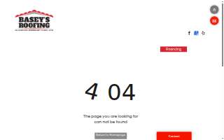 Basey's Roofing website