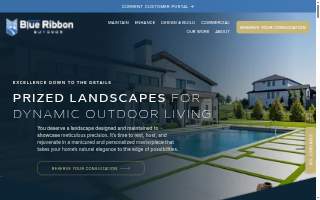Blue Ribbon Outdoor website