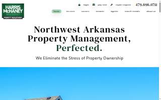 Harris McHaney Property Management website