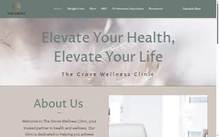 The Grove Wellness Clinic website