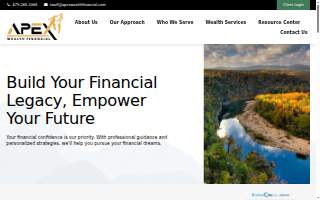 Apex Wealth Financial website