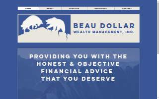 Beau Dollar Wealth Management, Inc. website