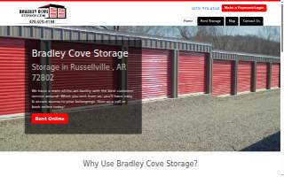Bradley Cove Storage Units website