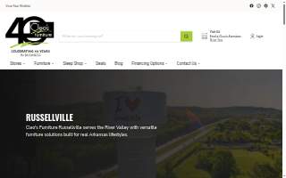 Cleo's Furniture of Russellville website