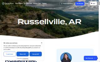 Cornerstone Caregiving of Russellville website