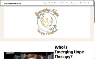 Emerging Hope Therapy, LLC website