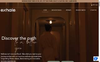 Exhale Fitness Studio Co website
