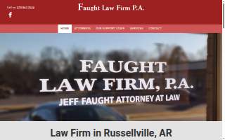 Faught Law Firm, PA website