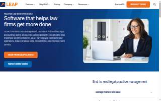 Leap into Learning website