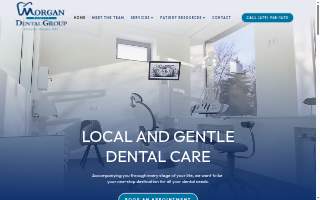 Morgan Family Dental Group website