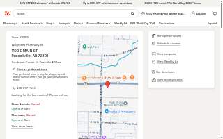 Walgreens Pharmacy website