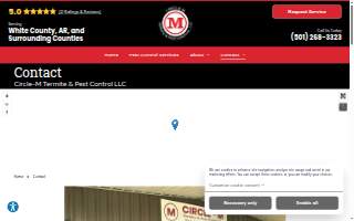 Circle-M Termite & Pest Control LLC website