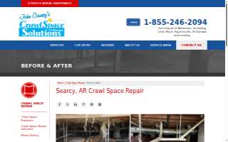 Crawl Space Solutions of Arkansas website