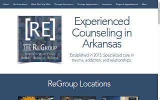 ReGroup Counseling website