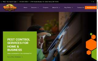 The Bug Man Inc of Searcy website