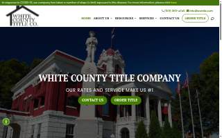 White County Title Company website