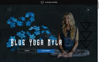Blue Yoga Nyla website