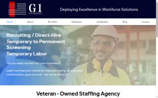 G1 Staffing website