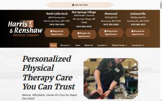 Harris and Renshaw Physical Therapy - Sherwood website