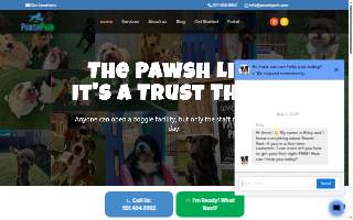 Pawsh Park Sherwood website