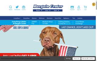 Bargain Center, Inc. website