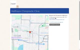 Hoffmann Chiropractic Clinic website