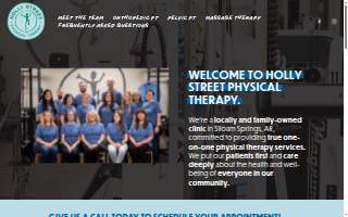 Holly Street Physical Therapy website
