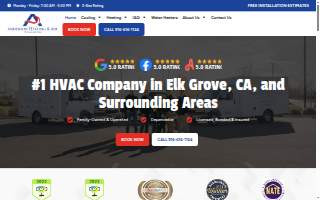Anderson Heating & Air Conditioning website