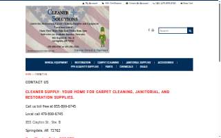 Cleaner Solutions website