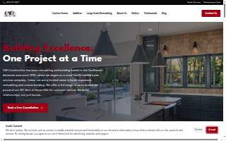 CMI Construction website