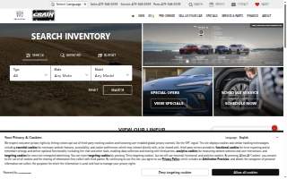 Crain Buick GMC of Springdale website