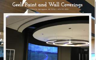 Geels Paint & Wallcovering website