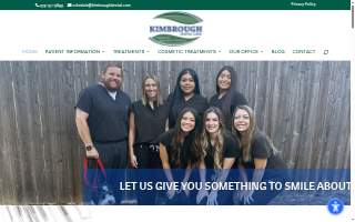Kimbrough Dental Care website