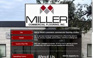 Miller Commercial Flooring website