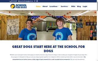 NWA School For Dogs of Springdale website