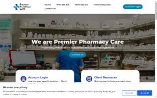 Premier Pharmacy Care of Springdale website
