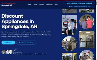 QG Appliances 4 Less website
