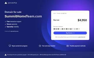 The Summit Home Team Realtors website