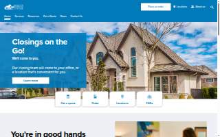 Waco Title Springdale (Headquarters) website