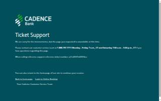 Cadence Bank of Stuttgart website