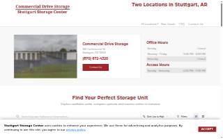 Commercial Drive Mini-Storage website